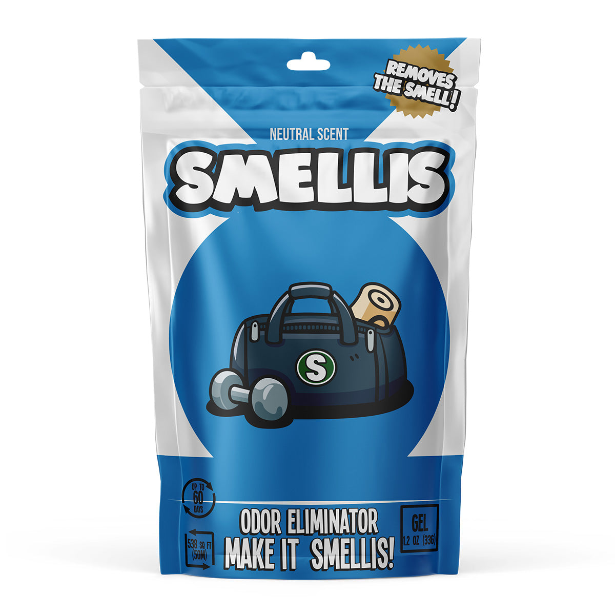 SMELLIS! ACTIVE | Odor Eliminator Sponge - Neutral Scent • Freshness for Up to 60 Days!