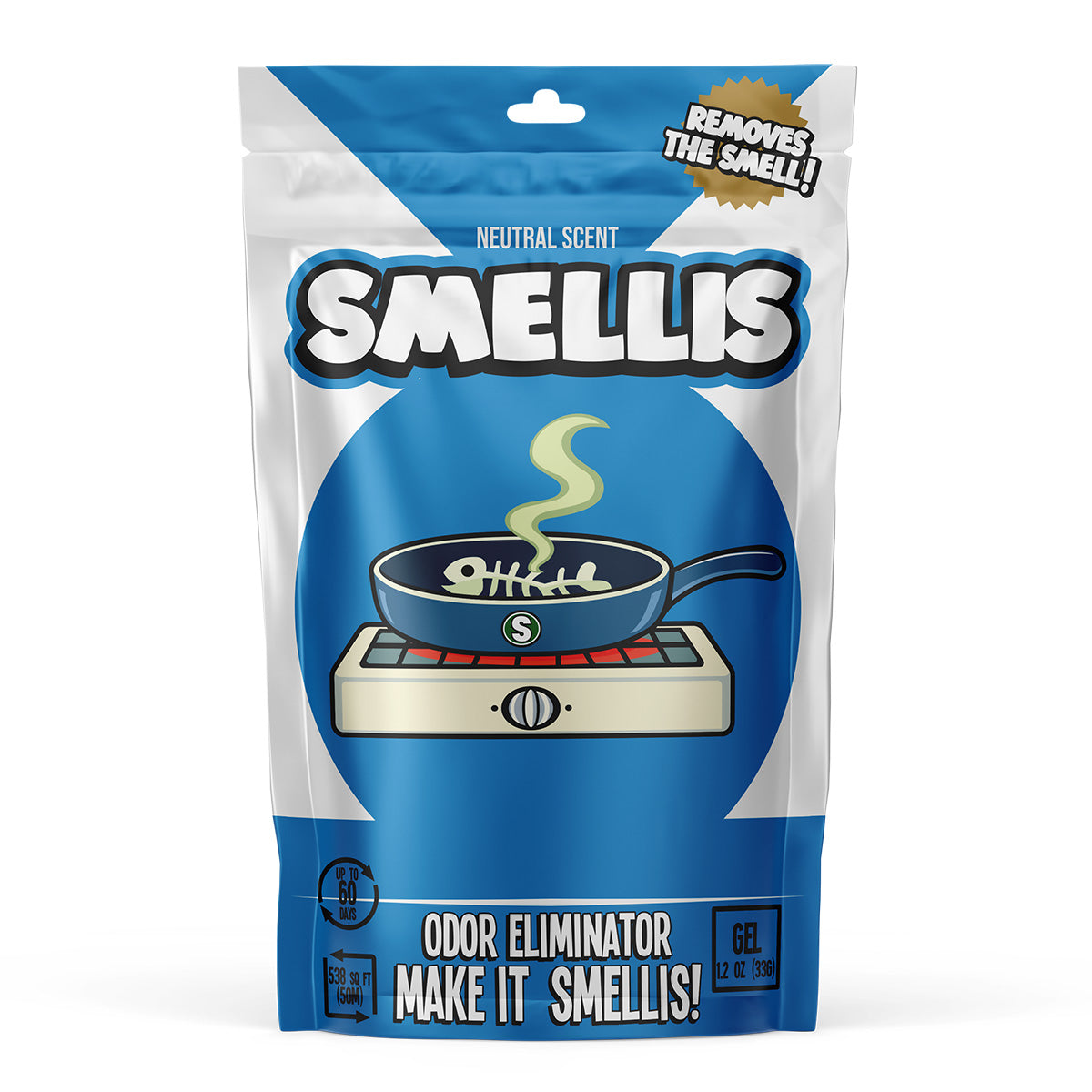 SMELLIS! KITCHEN | Odor Eliminator Sponge - Neutral Scent • Freshness for Up to 60 Days!